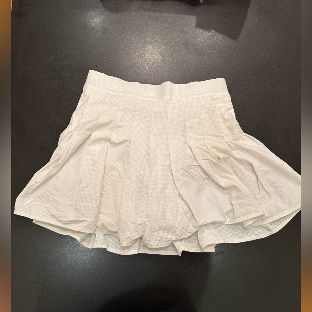 Outdoor Voices Ivory Skirt